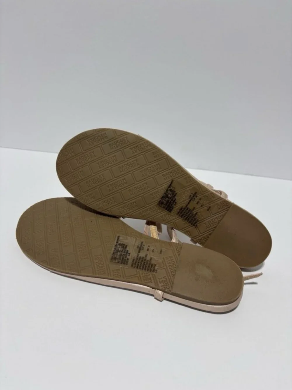 Badgley Mischka Big Kids’ Cara Emily Blush Sandals, Girls’ Size 5 M